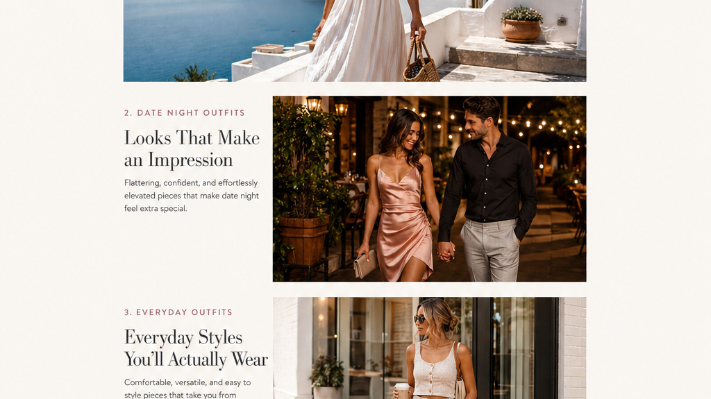 How to Style Summer Outfits for Vacation, Date Night & Everyday Wear