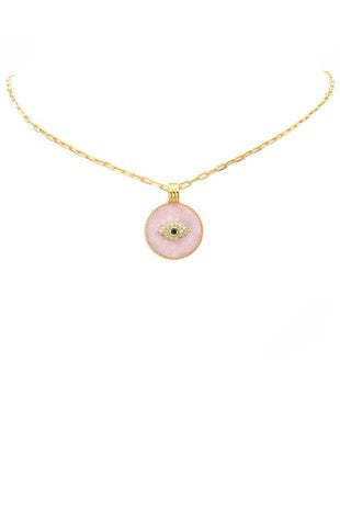 Epoxy eye necklace