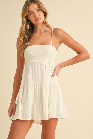 Smocked Flowy Romper
