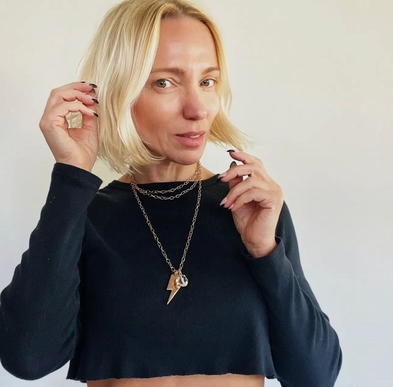 I Am Strong / Lightning Necklace