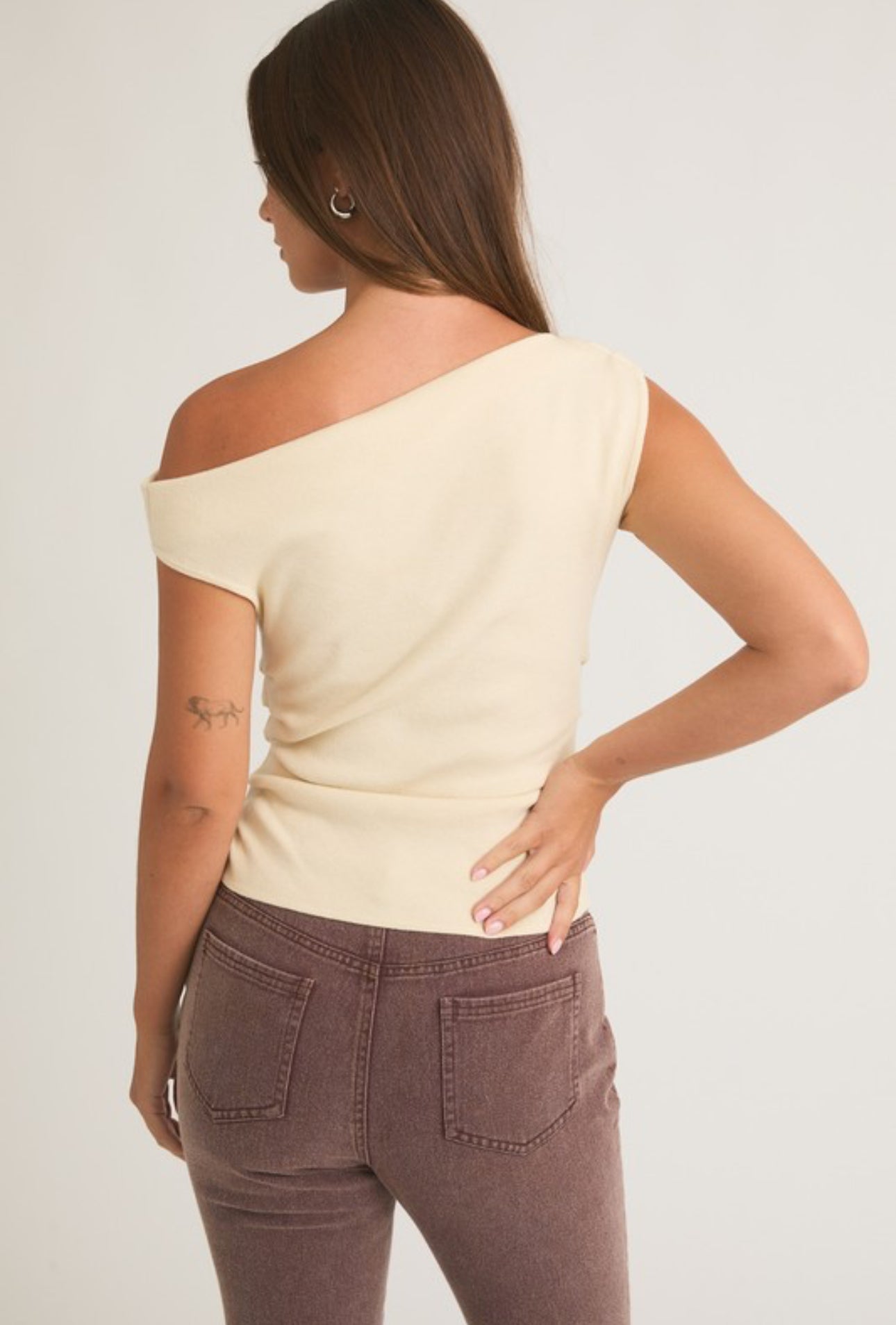 Asymmetrical Sweater Top