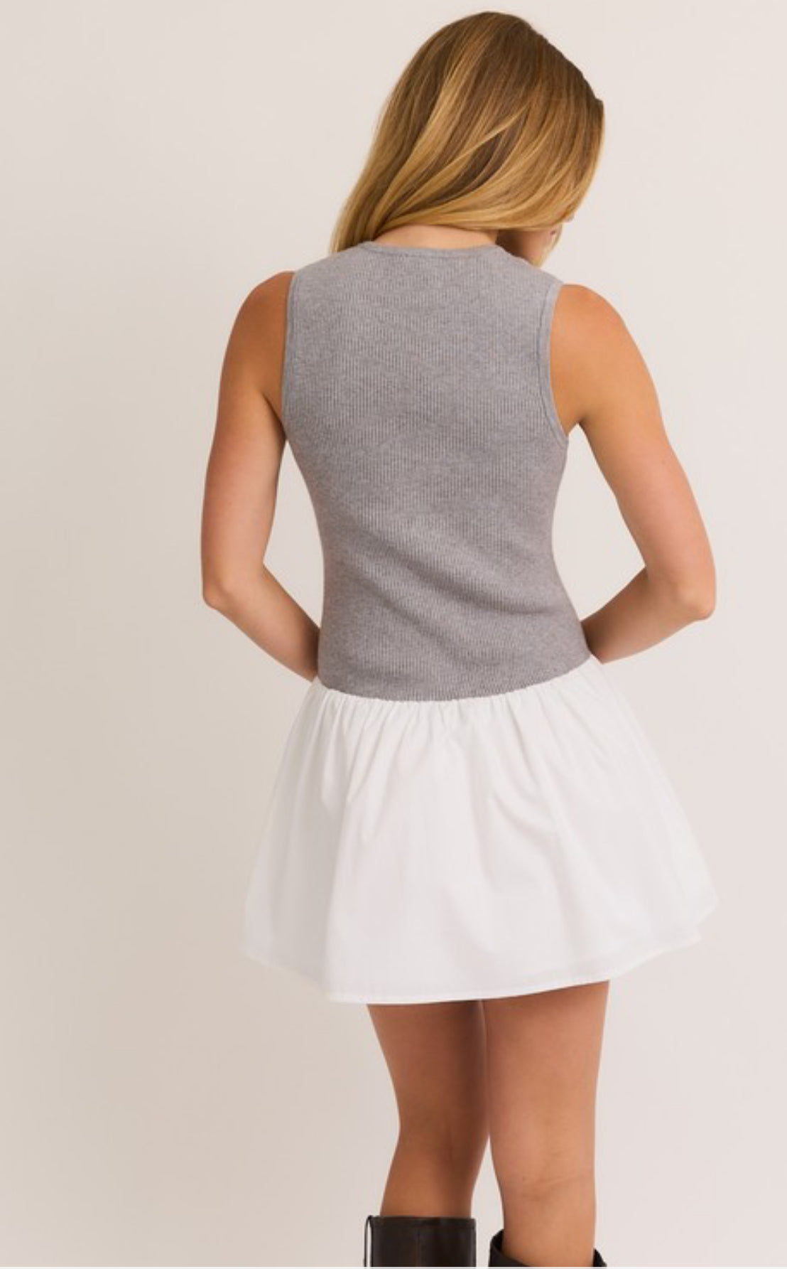 Sweater Knit Flare Dress