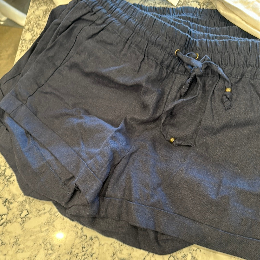 Laura Linen Drawstring Shorts