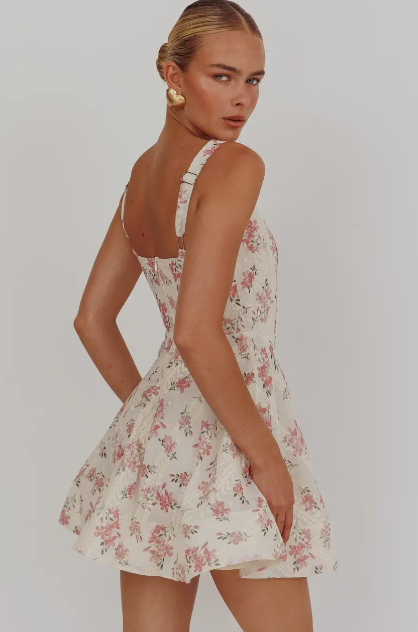 Floral Fit and Flare dress