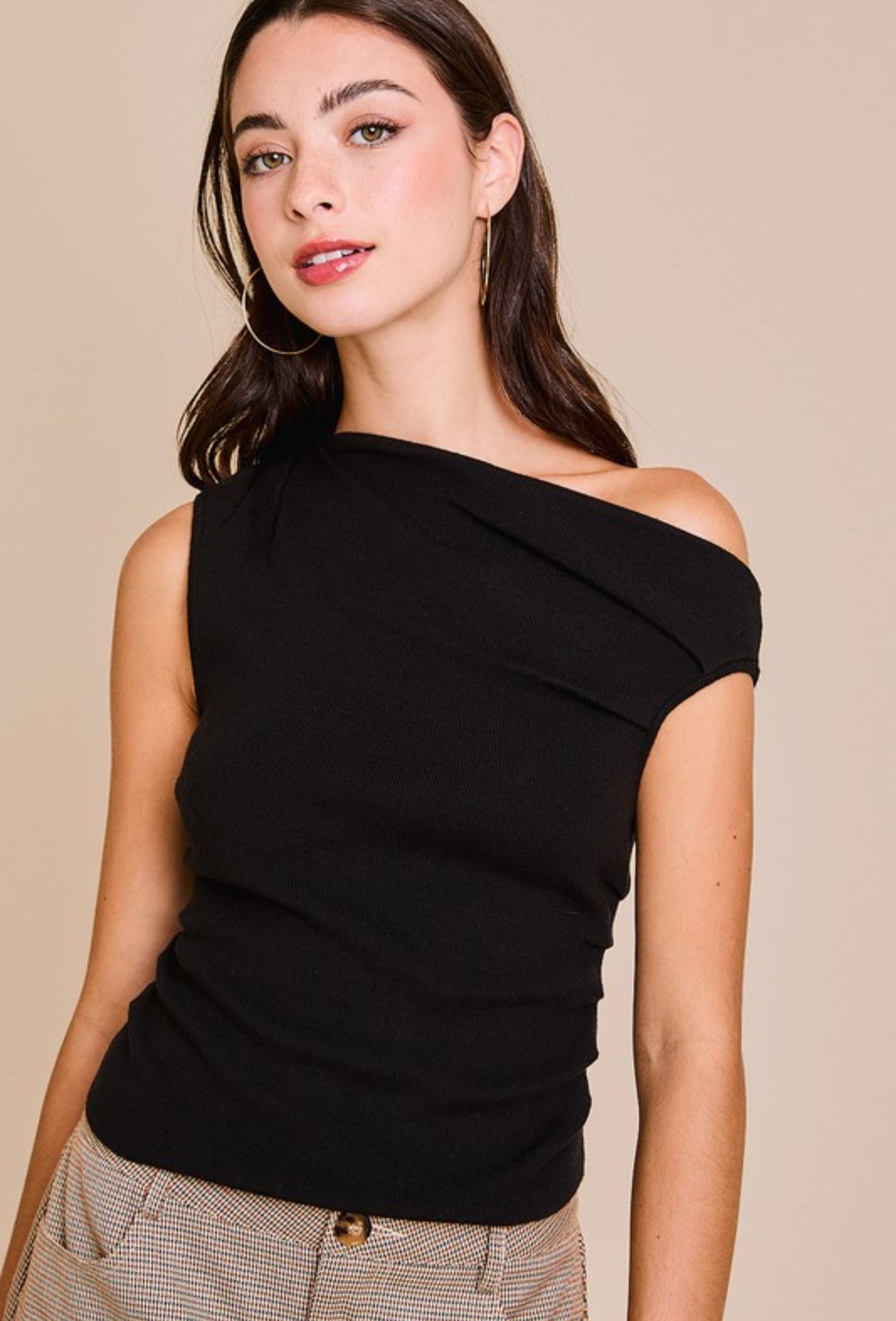 Asymmetrical Sweater Top