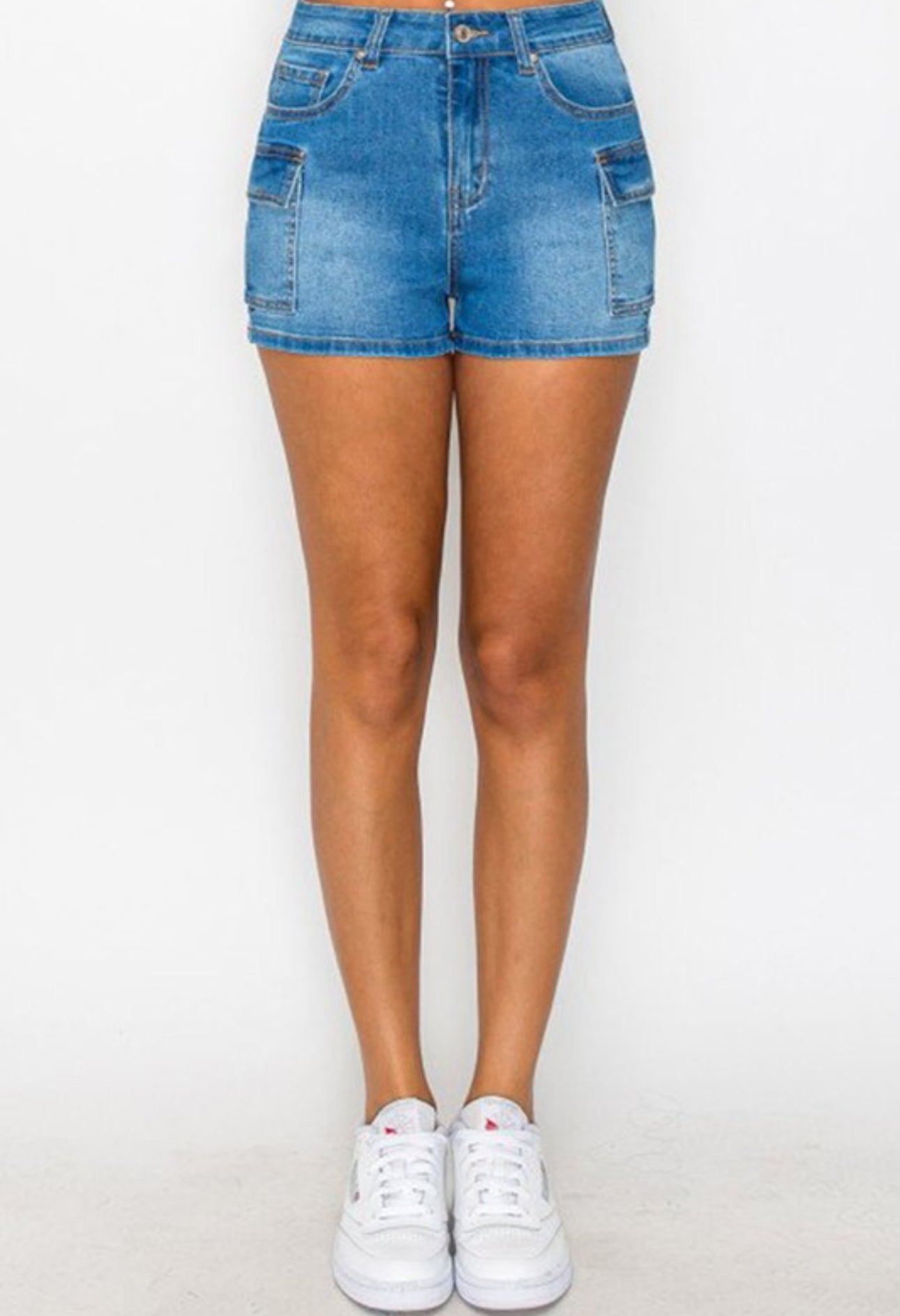 Cargo Denim Shorts