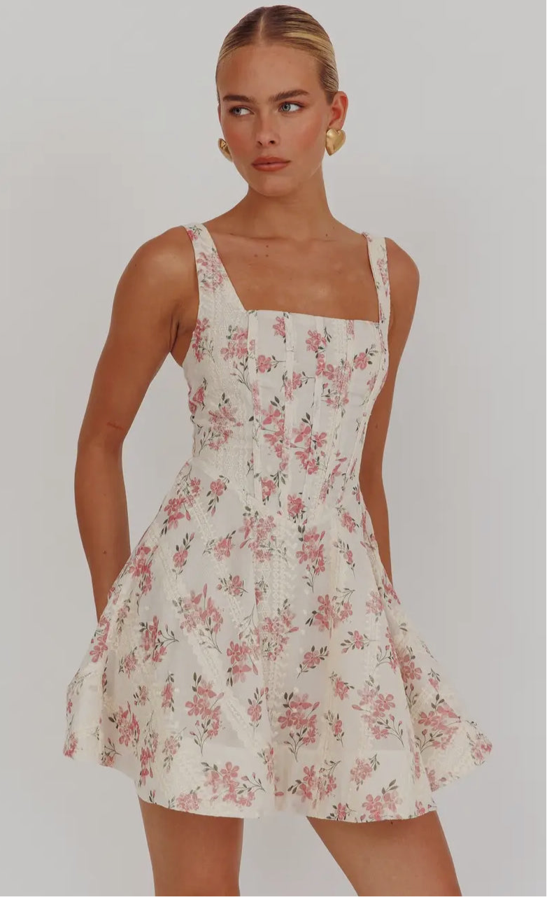 Floral Fit and Flare dress