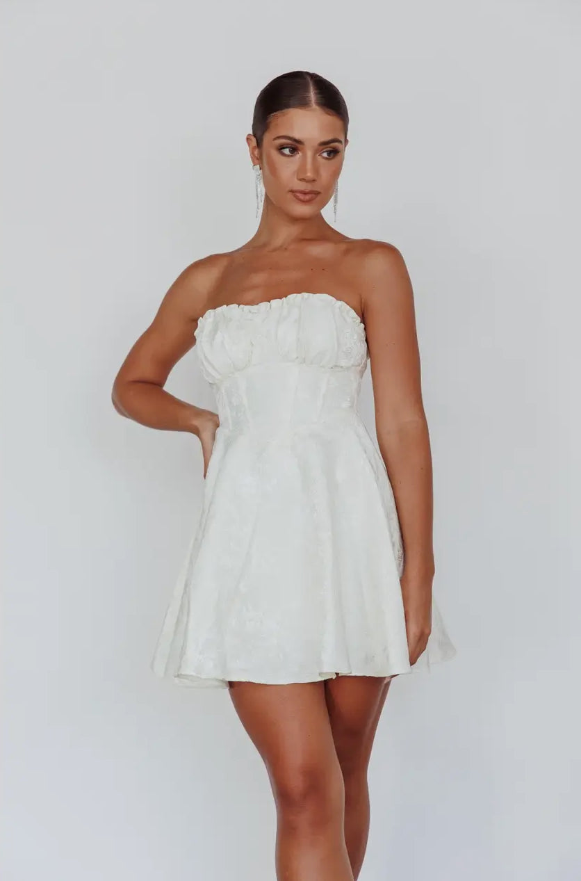 Frill Corset Mini Dress