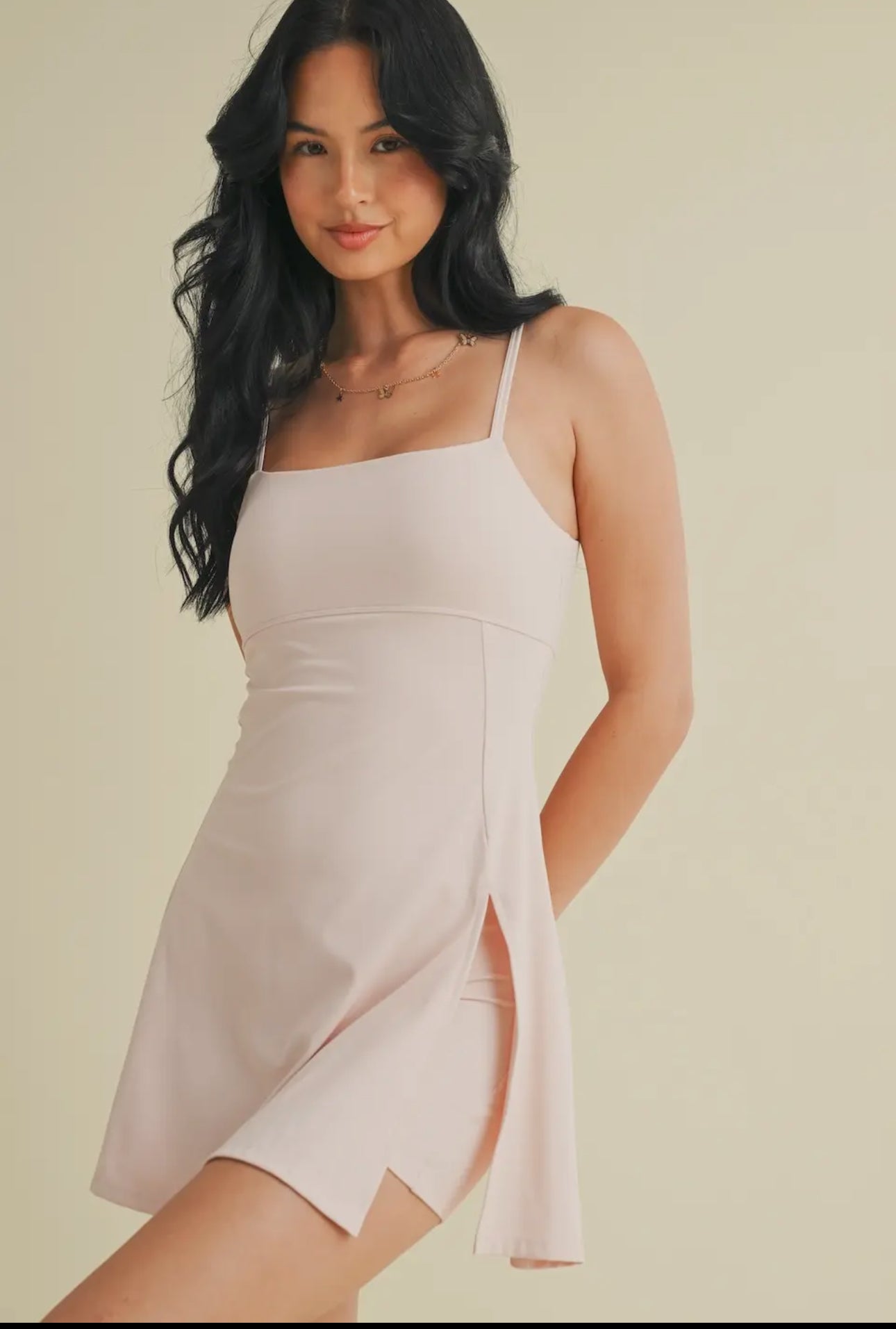 A Line Minis Dress with shorts