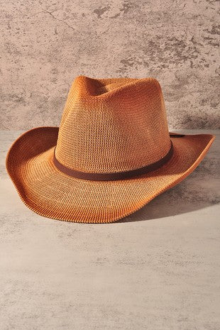 Straw cowboy hat
