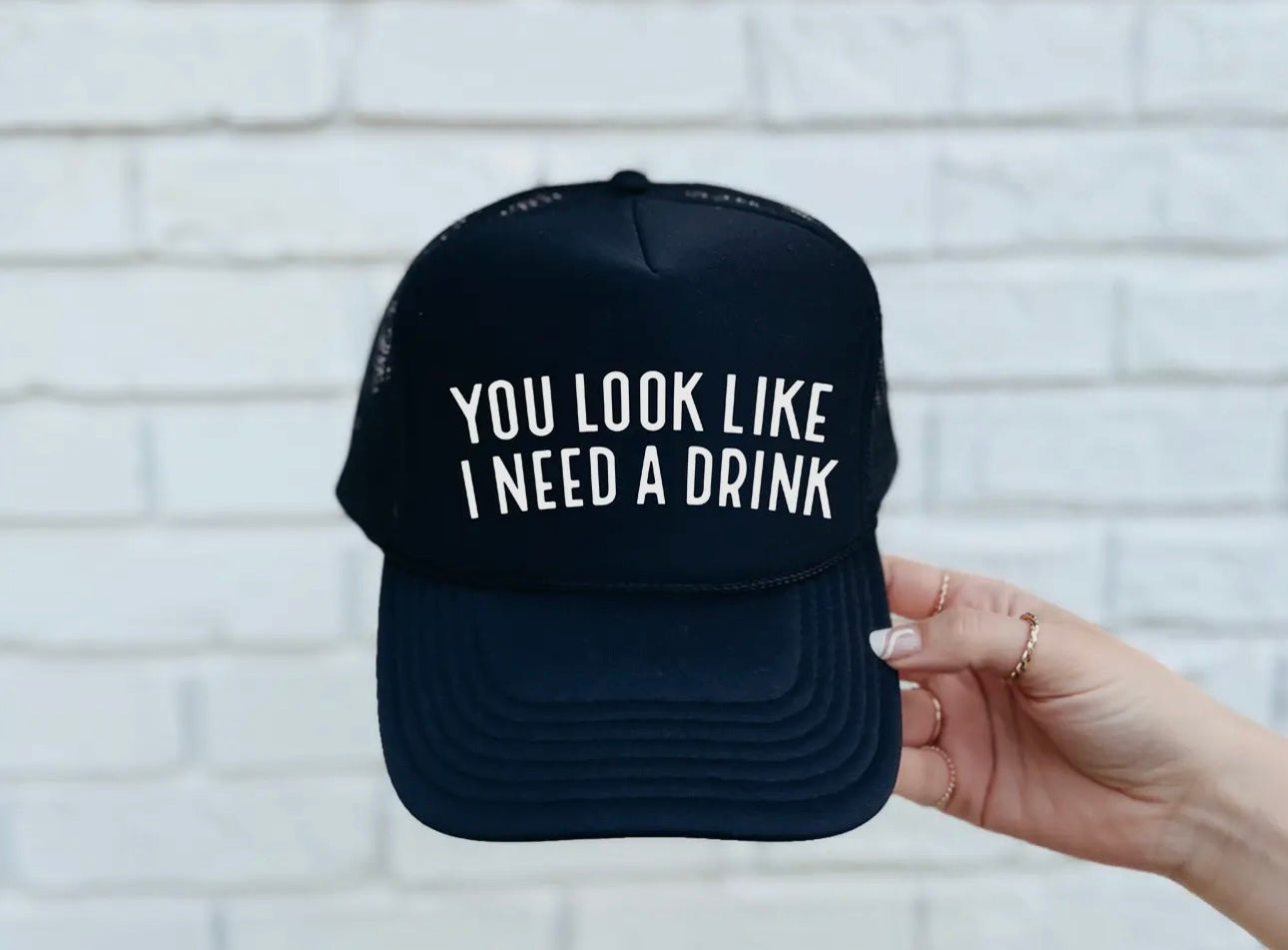 You look like I need a drink hat