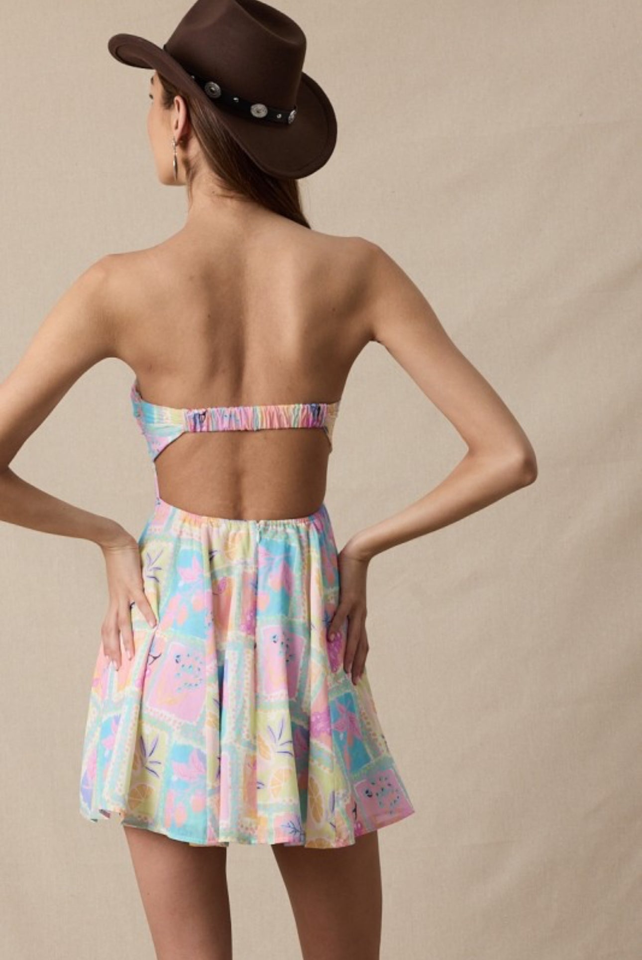 Sunset Stampede Mini Dress
