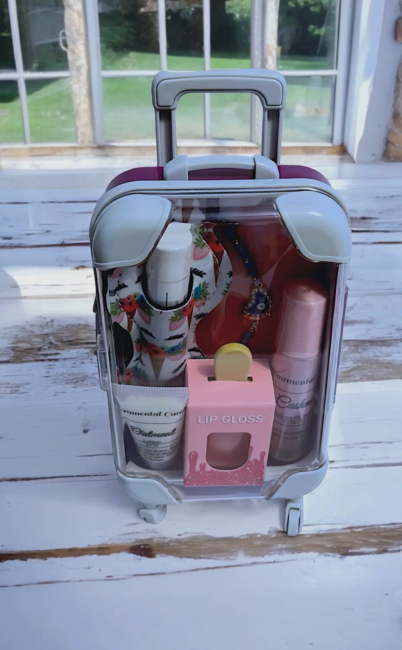 Cosmetic Suitcase Gift Set