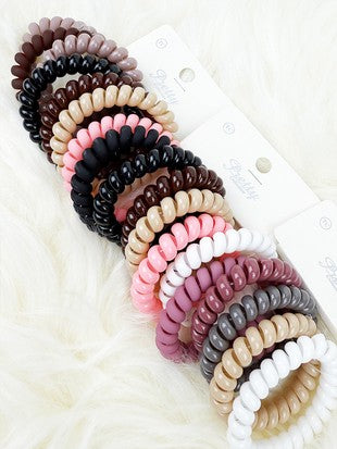 Spiral Hair Tie Pack