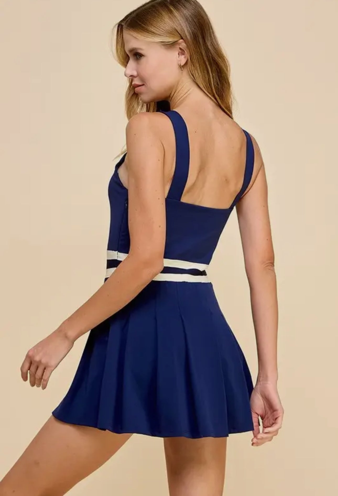 Scoop Neck Athletic Dress