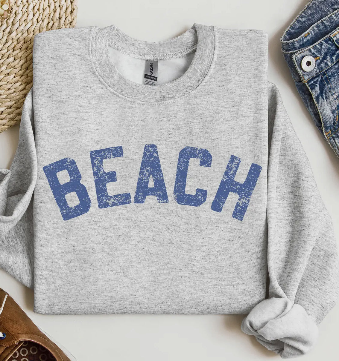 Beach Crewneck Sweatshirt