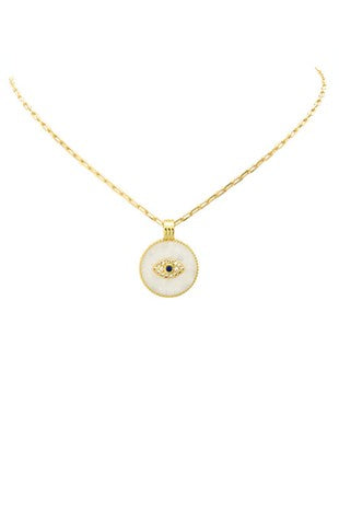 Epoxy eye necklace