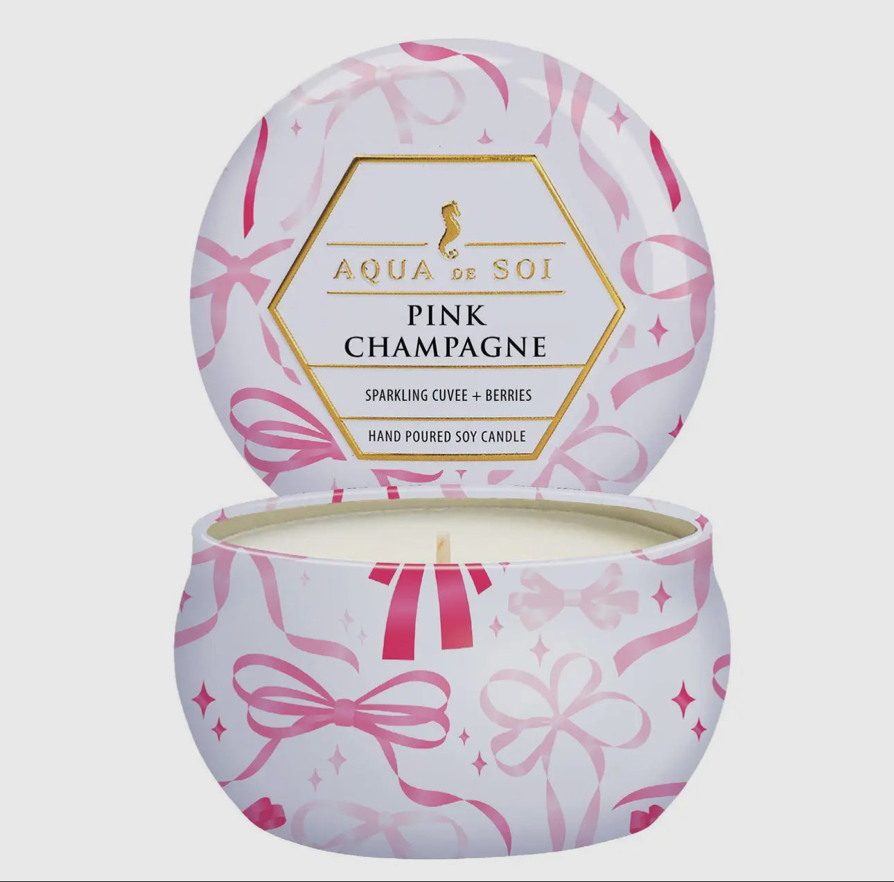 Pink Champagne Soy Candle