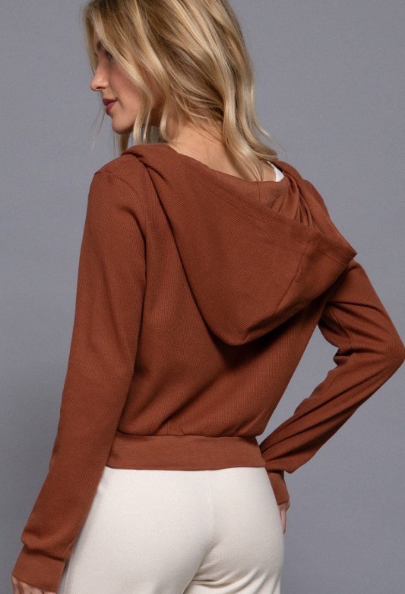 Long Sleeve Thermal Hoodie Jacket