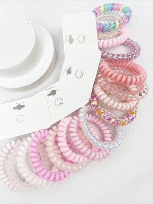 Spiral Hair Tie Pack