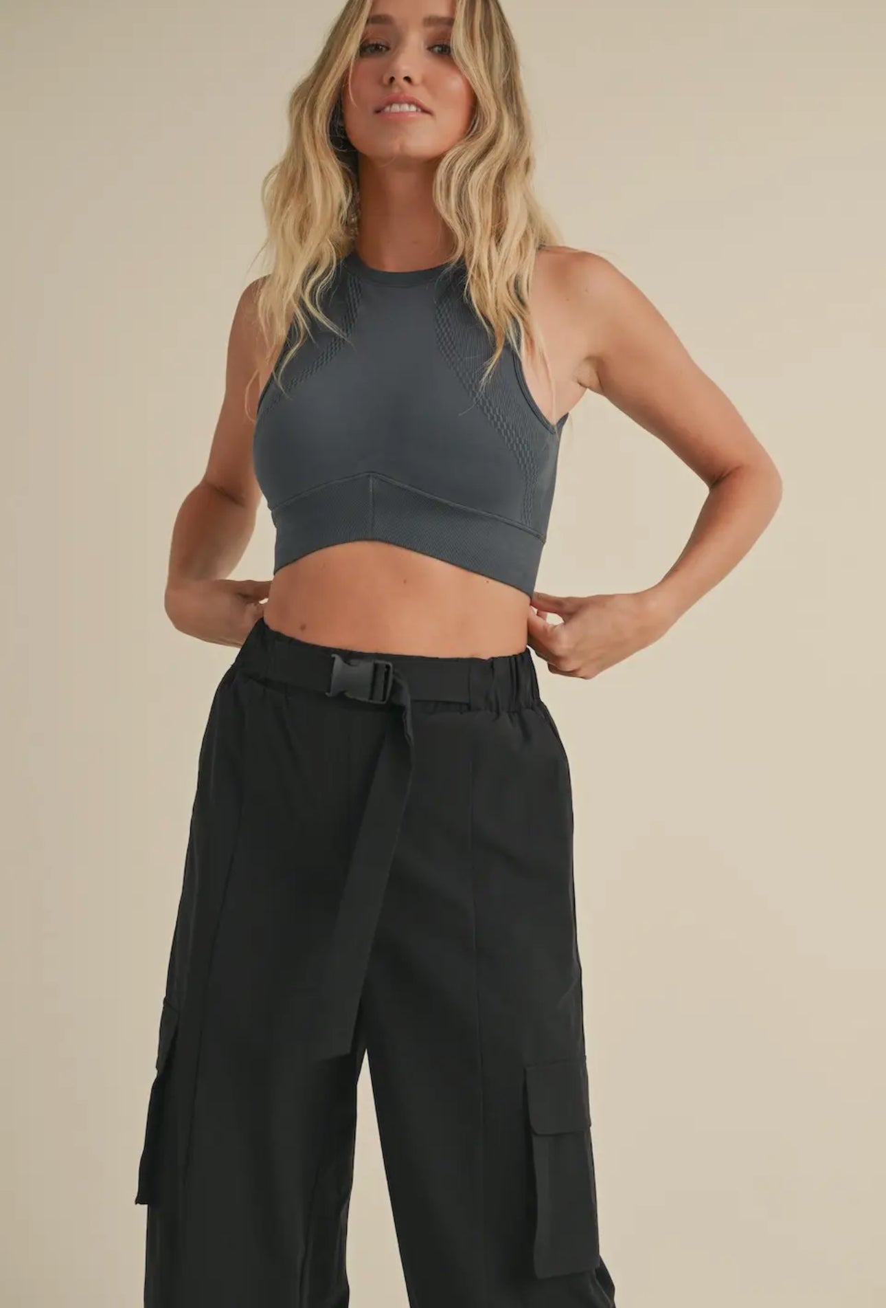 Seamless cropped tank