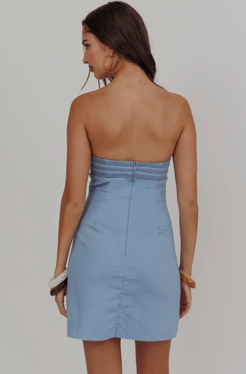 Tube Top Double Bow Dress