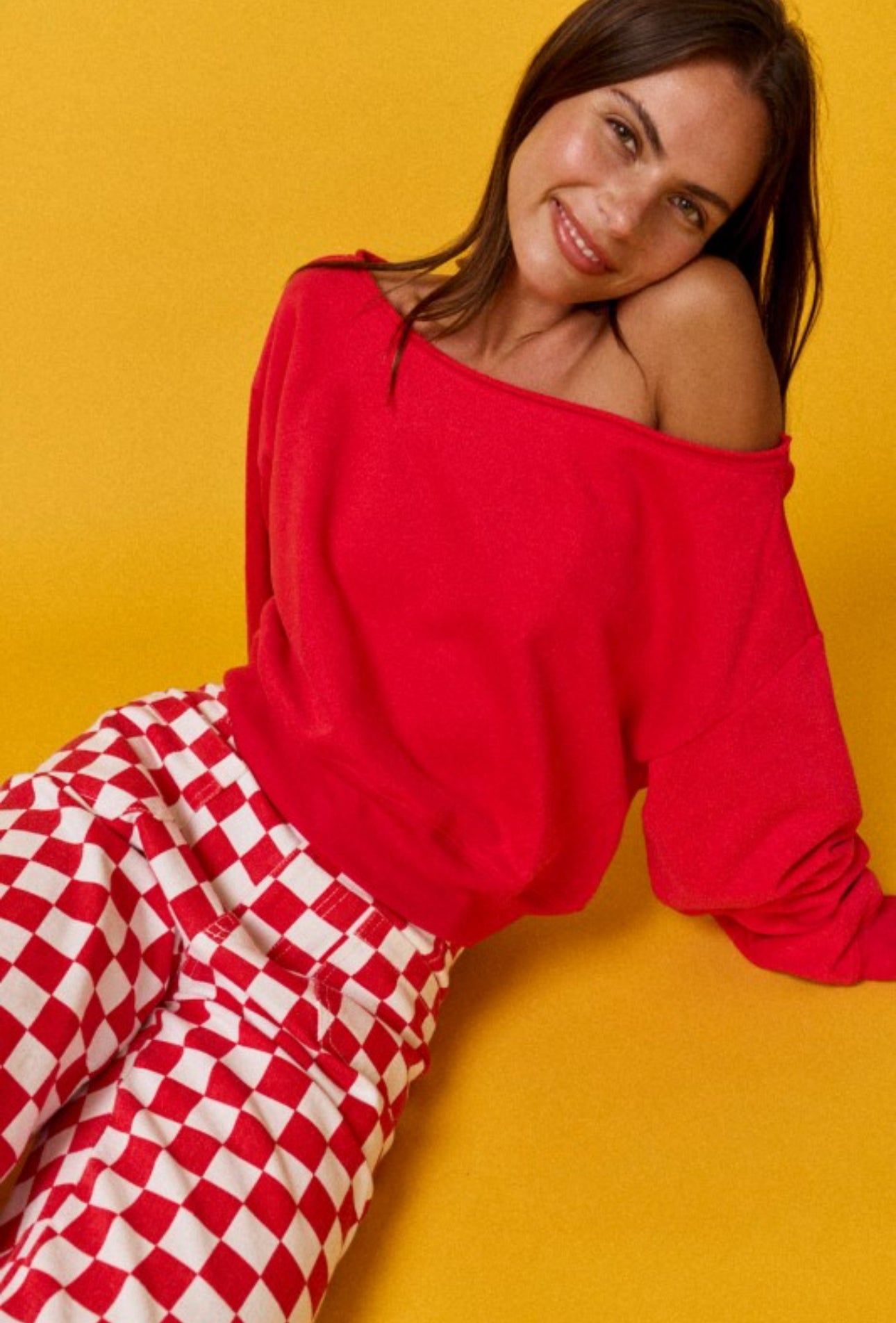 Relax Off Shoulder Sweatshirt