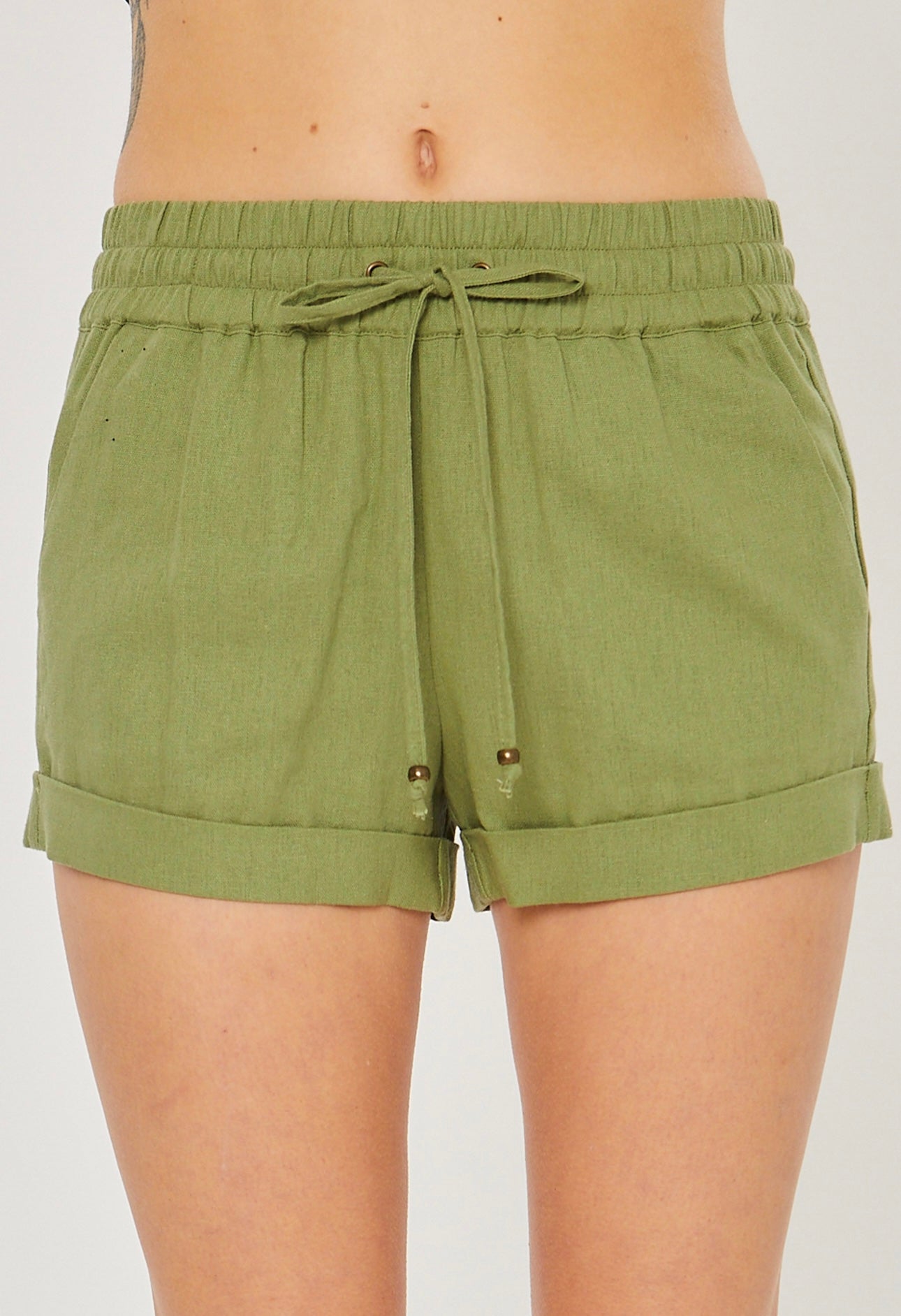 Laura Linen Drawstring Shorts