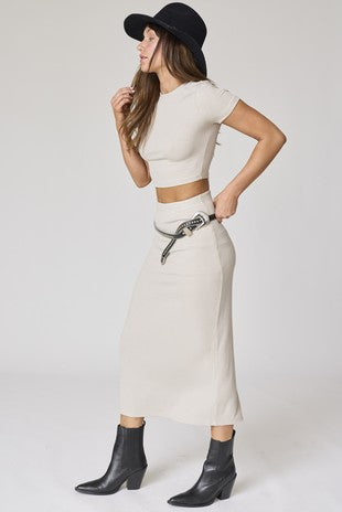 Bianca Ribbed Knit Set