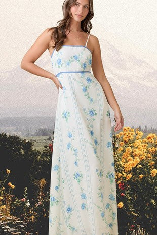 Baby blues maxi dress