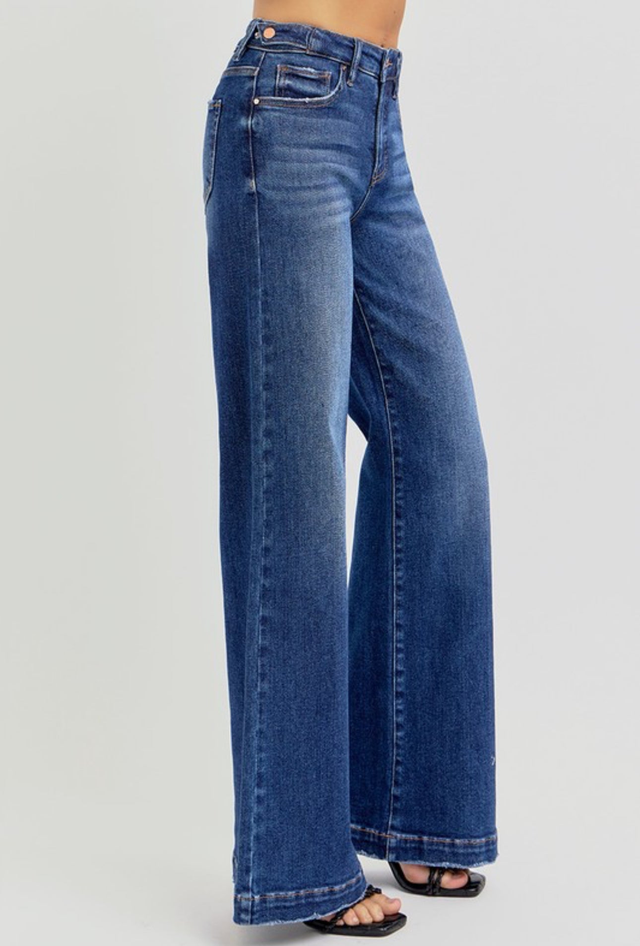 Retro Revival Wide Leg Jeans