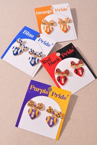 Game day earrings