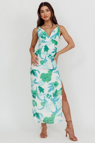 Seaglass Bloom Maxi Dress