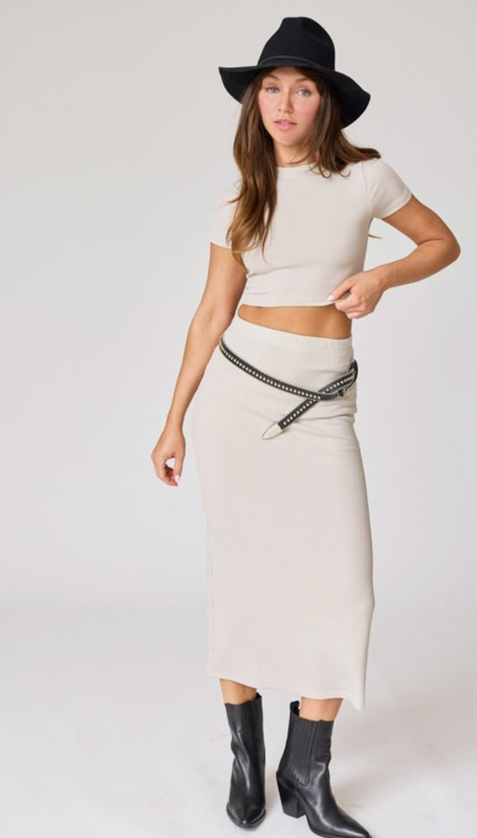 Bianca Ribbed Knit Set