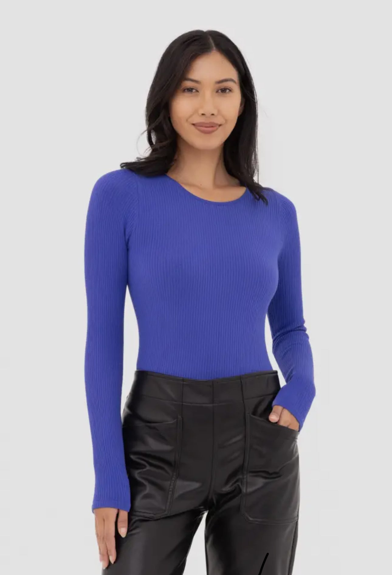 Seamless Ribbed Long sleeve  Bodysuit