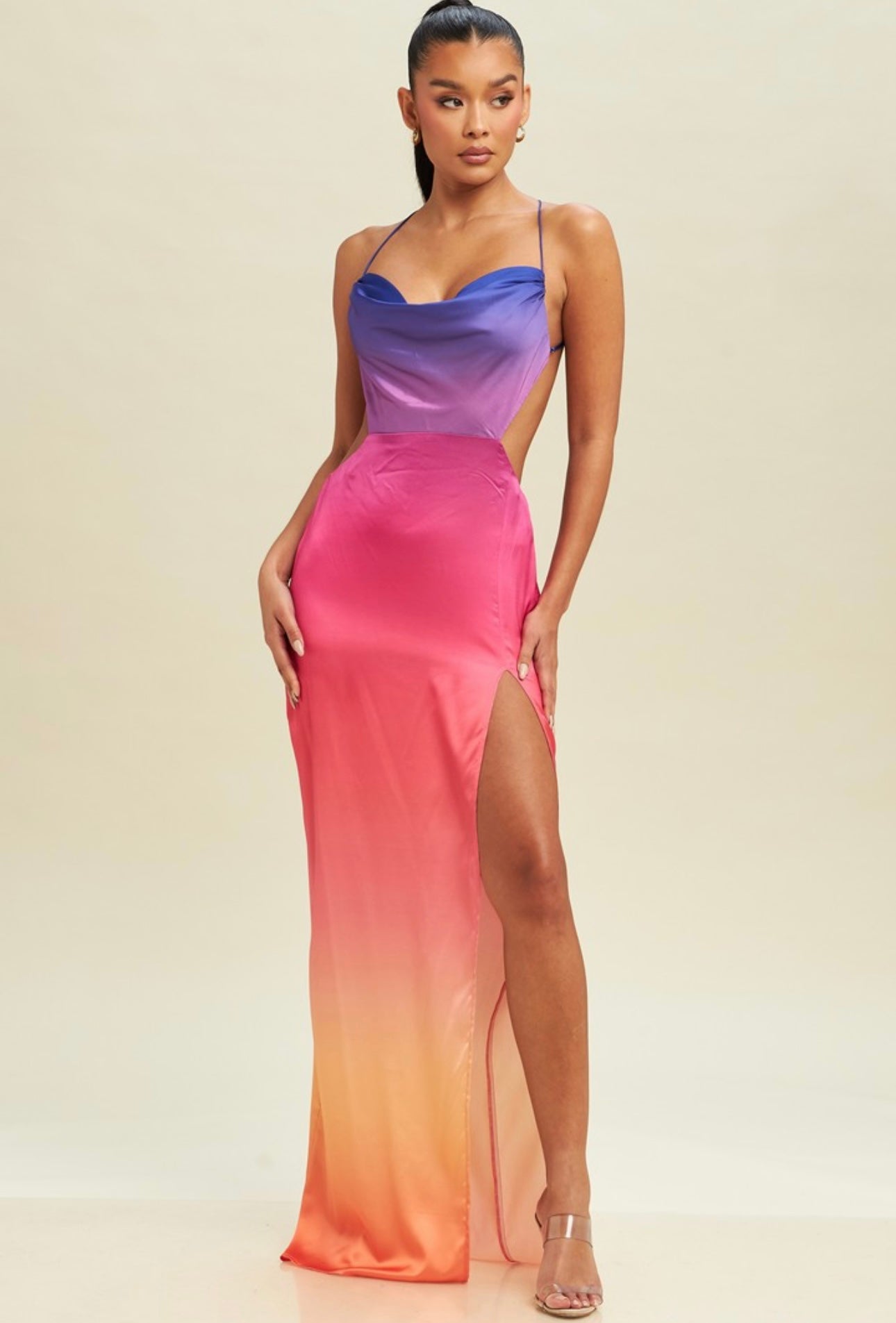 Ombré sunset dress