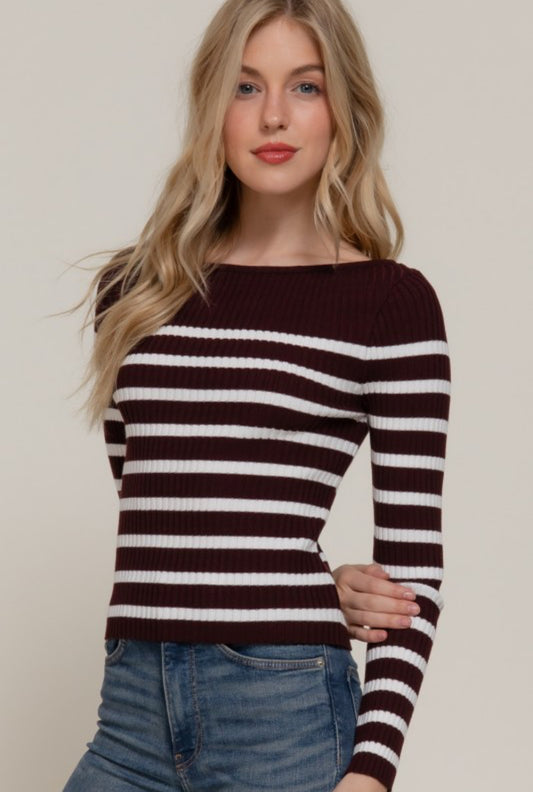 Harbor Lane Striped Sweater
