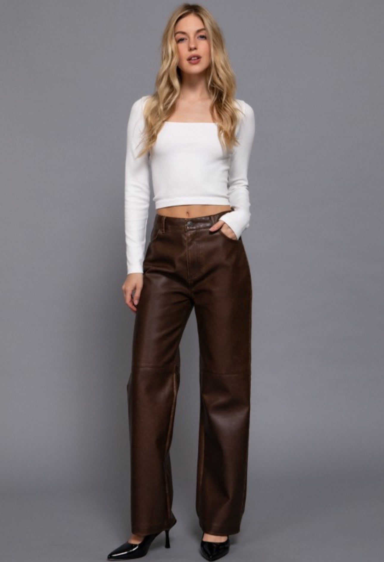 The SoHo Street Vegan Leather Pants