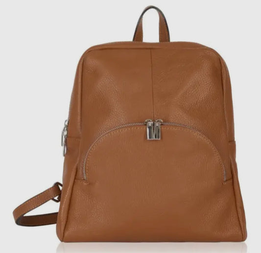 Italian Leather Soft Backpack