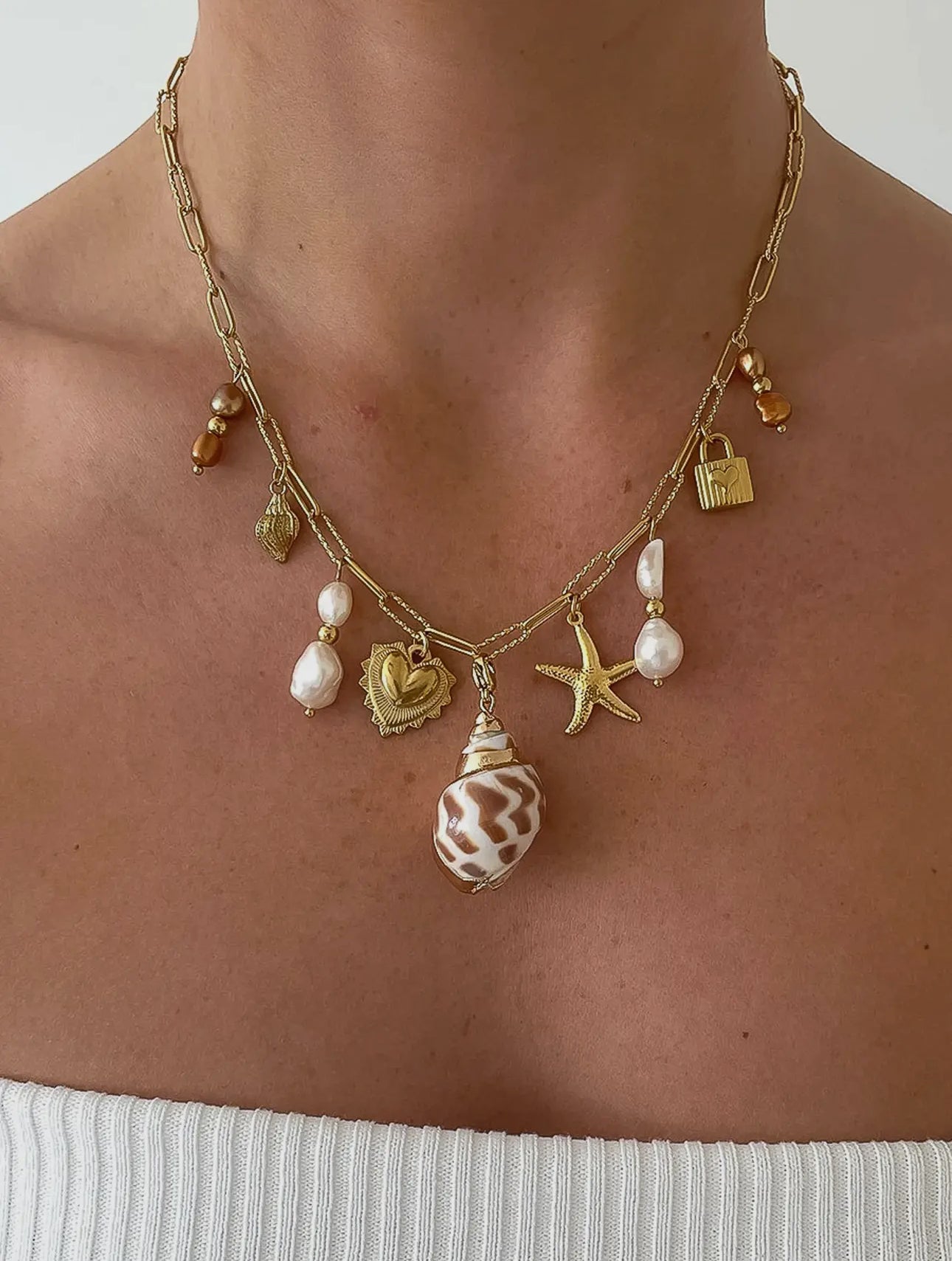 Coastal Keepsake Charm Necklace