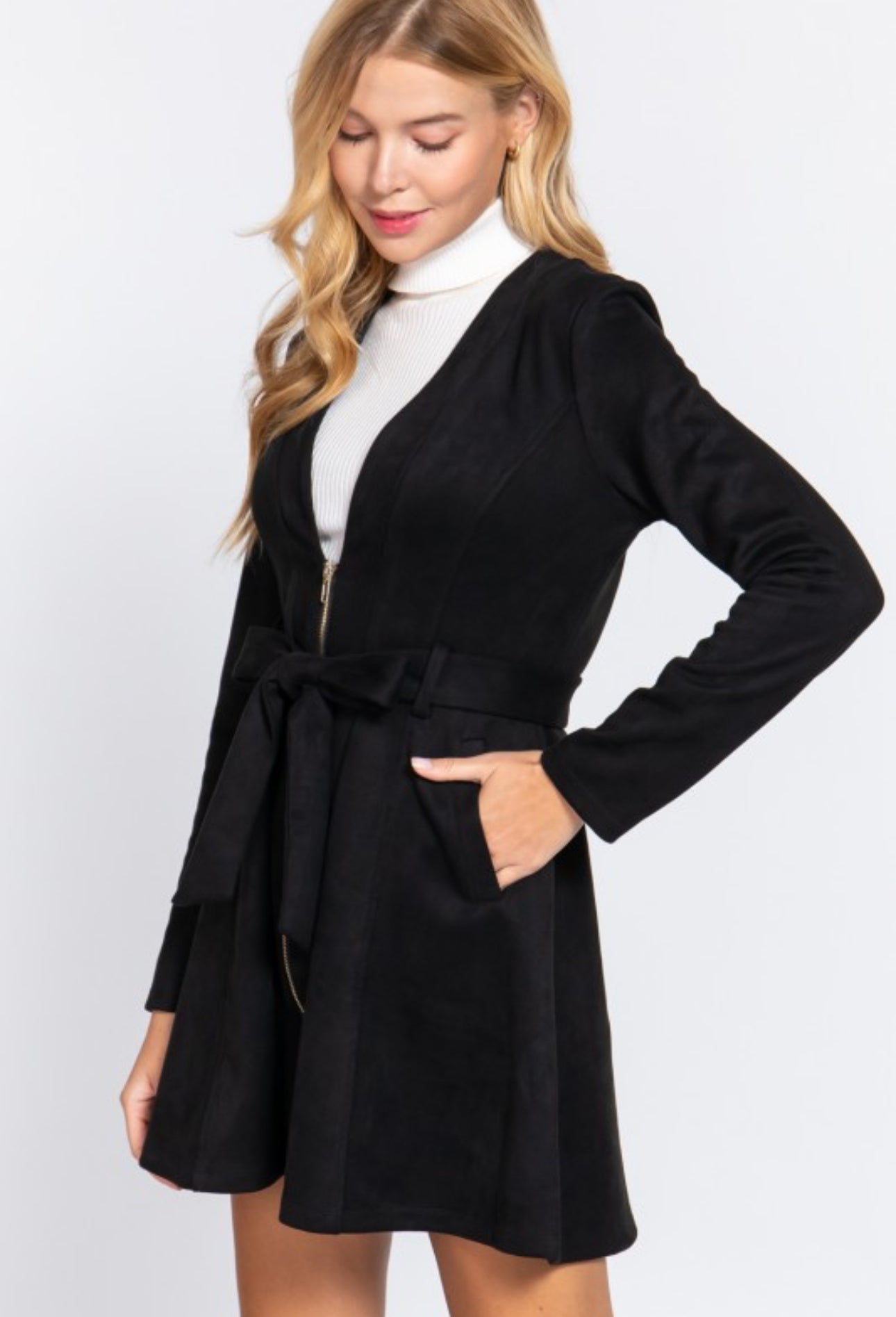 Veronica Suede Jacket Dress