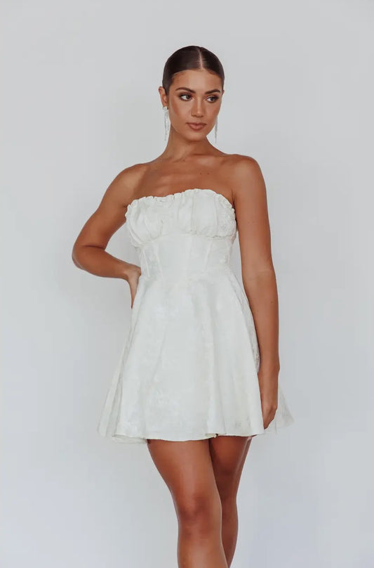 Frill Corset Mini Dress