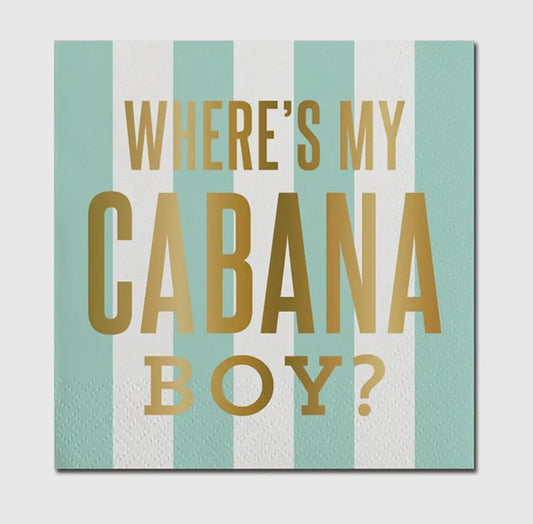 Cabana boy napkin
