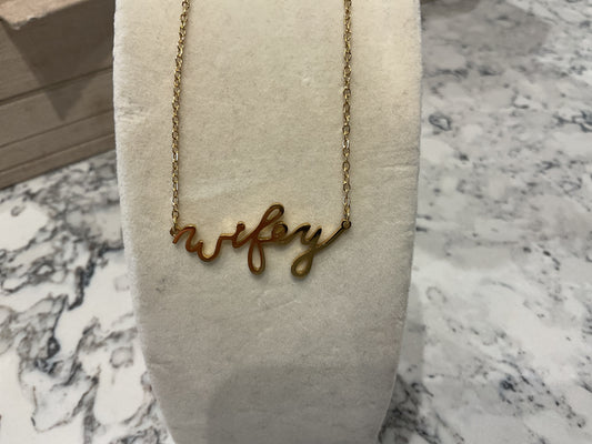 Wifey Necklace