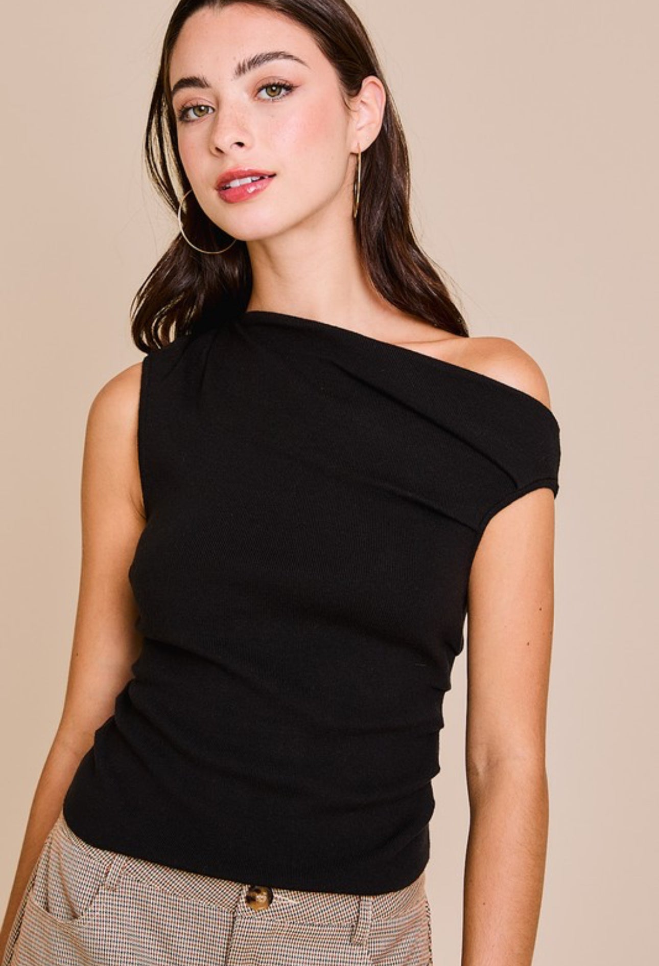 Off Shoulder Sweater Top