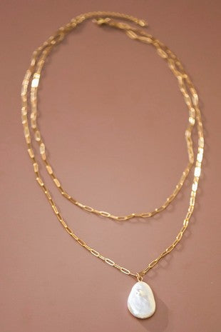 Teardrop Pearl Necklace