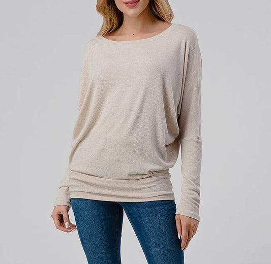 Soft Blend Dolman Top