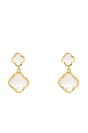 Pearl Clover Earrings