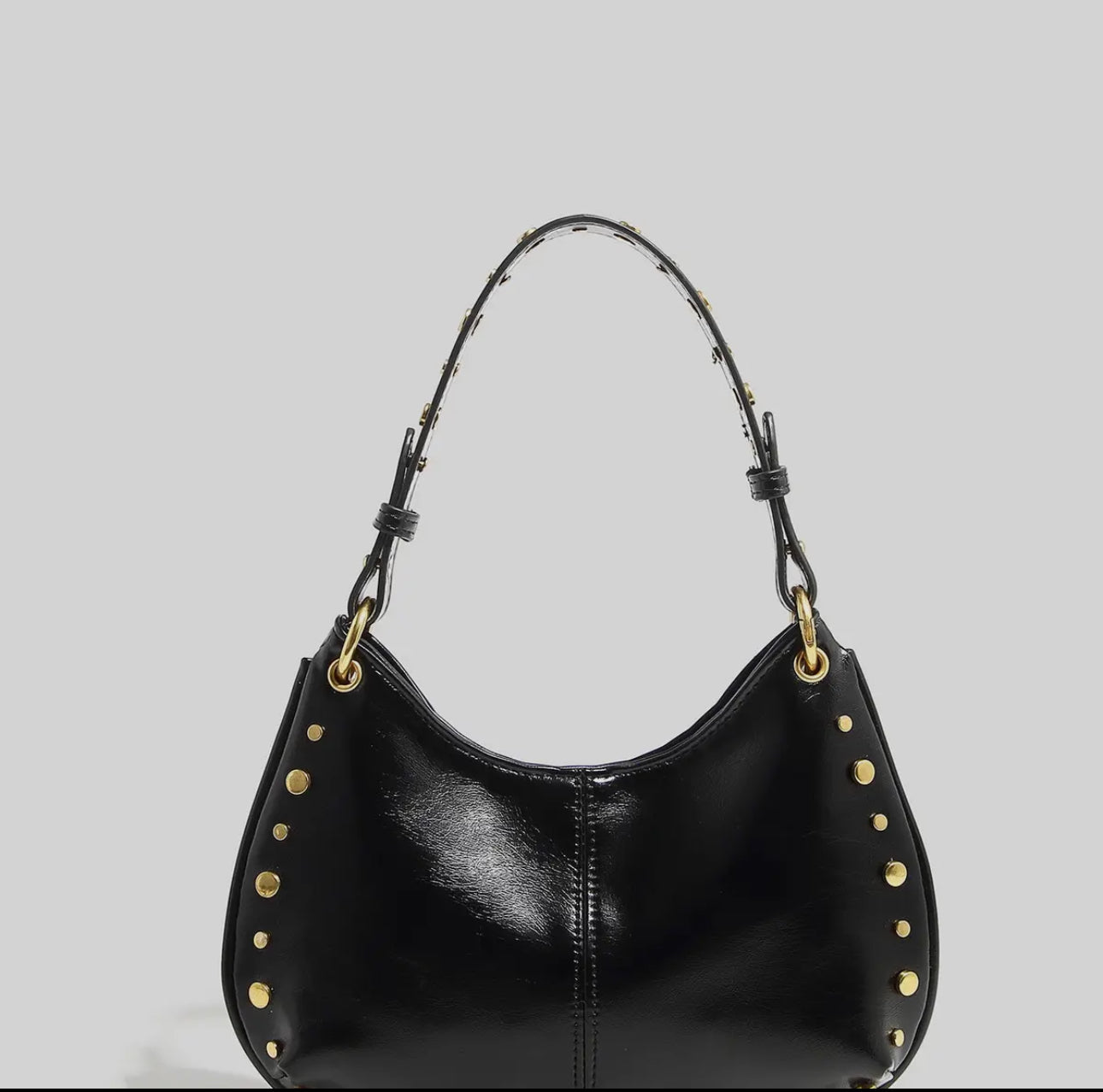 Studded Boston Bag