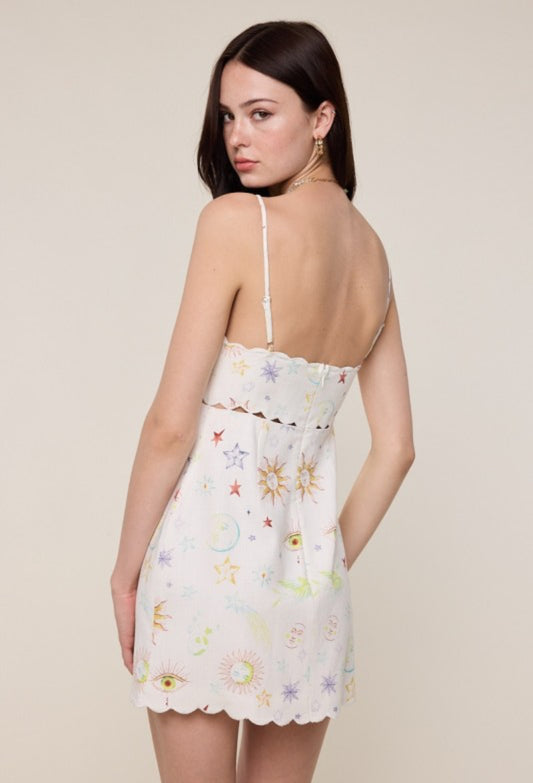Linens Galaxy Mini Dress